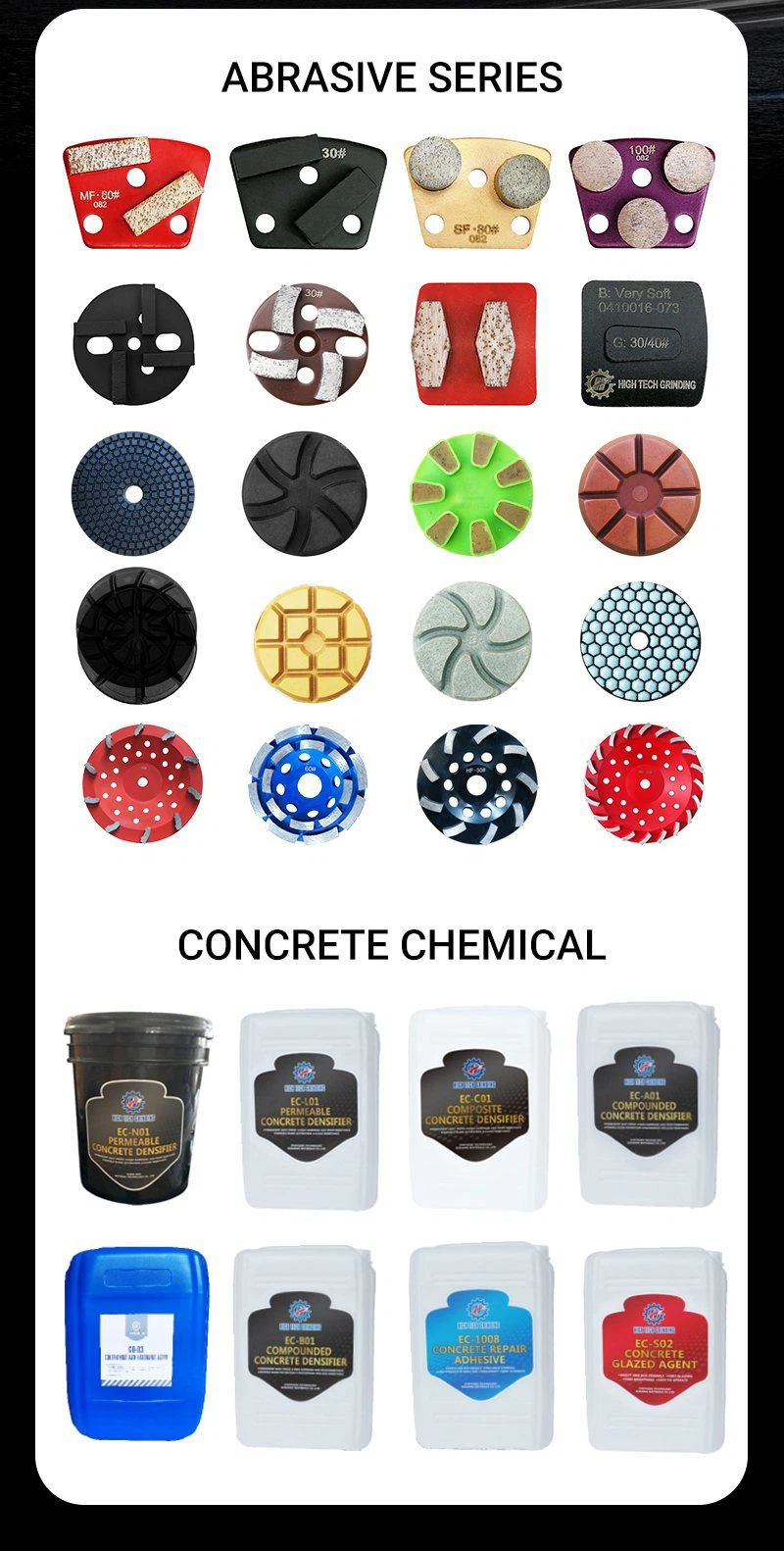 grinding pads