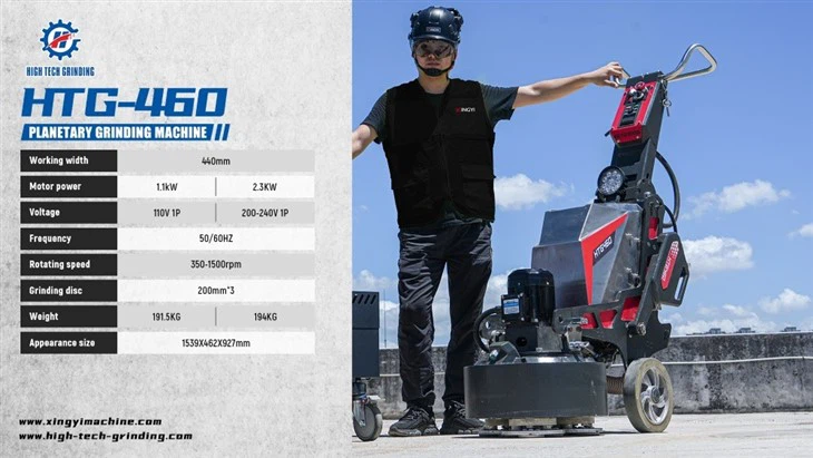 HTG-460 110V floor grinder